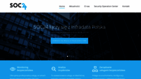 What Soc24.pl website looked like in 2020 (4 years ago)
