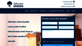 What Stehovanigradas.cz website looked like in 2020 (4 years ago)