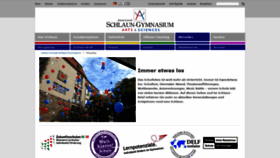 What Schlaun-gymnasium.de website looked like in 2020 (4 years ago)