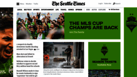 What Seattletimes.com website looked like in 2020 (4 years ago)