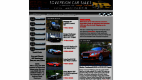 What Sovereigncarsales.co.uk website looked like in 2020 (4 years ago)
