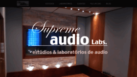 What Supreme-audio-labs.com website looked like in 2020 (4 years ago)