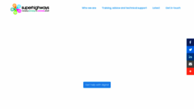 What Superhighways.org.uk website looked like in 2020 (4 years ago)