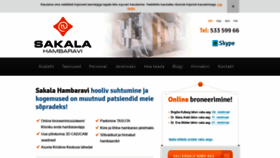 What Sakalahambaravi.ee website looked like in 2020 (4 years ago)