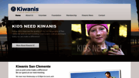 What Sanclementekiwanis.com website looked like in 2020 (4 years ago)