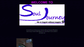 What Souljourney.com website looked like in 2020 (4 years ago)