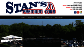 What Stanspremiumcars.com website looked like in 2020 (4 years ago)