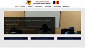 What Sante-tchad.org website looked like in 2020 (4 years ago)