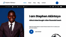 What Stephenakintayo.com website looked like in 2020 (4 years ago)