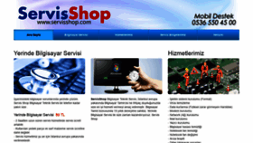 What Servisshop.com website looked like in 2020 (4 years ago)