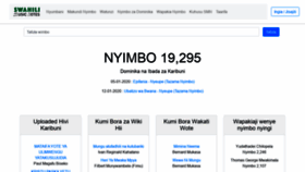 What Swahilimusicnotes.com website looked like in 2020 (6 years ago)
