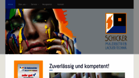 What Schicker-maler.de website looked like in 2020 (4 years ago)