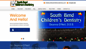What Southbendchildrensdentistry.com website looked like in 2020 (4 years ago)