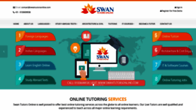 What Swantutorsonline.com website looked like in 2020 (4 years ago)