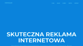 What Strategon.pl website looked like in 2020 (4 years ago)