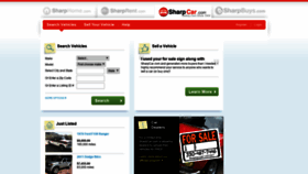 What Sharpcar.com website looked like in 2020 (4 years ago)