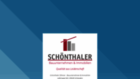 What Schoenthalerothmar.it website looked like in 2020 (4 years ago)