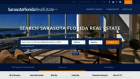 What Sarasotafloridarealestate.com website looked like in 2020 (4 years ago)