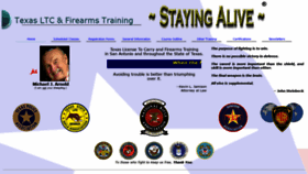 What Stayingalive.info website looked like in 2020 (4 years ago)