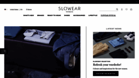 What Slowear.com website looked like in 2020 (4 years ago)