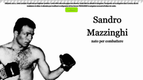 What Sandromazzinghi.com website looked like in 2020 (4 years ago)