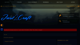 What Skycraft.fr website looked like in 2020 (4 years ago)
