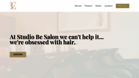 What Studiobesalon.com website looked like in 2020 (4 years ago)