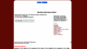 What Skontoradio.lv website looked like in 2020 (4 years ago)