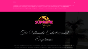 What Supremeshowgirls.co.uk website looked like in 2020 (4 years ago)
