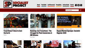 What Socialistproject.ca website looked like in 2020 (4 years ago)