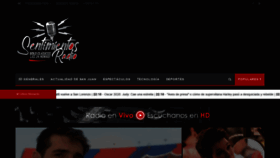 What Sentimientosradio.com website looked like in 2020 (4 years ago)