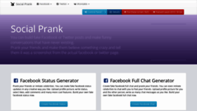 What Social-prank.foxsash.com website looked like in 2020 (4 years ago)