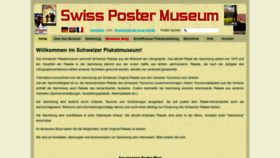 What Swisspostermuseum.com website looked like in 2020 (4 years ago)