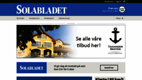 What Solabladet.no website looked like in 2020 (4 years ago)