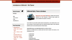 What Stehovani-sponar.cz website looked like in 2020 (4 years ago)