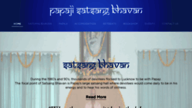 What Satsangbhavan.net website looked like in 2020 (4 years ago)