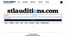 What Stlauditions.com website looked like in 2020 (4 years ago)