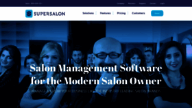What Supersalon.com website looked like in 2020 (4 years ago)