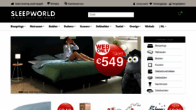 What Sleepworld.shop website looked like in 2020 (4 years ago)