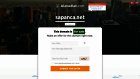 What Sapanca.net website looked like in 2020 (4 years ago)