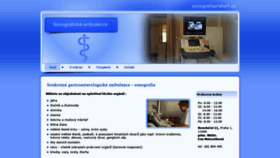 What Sonografiepraha1.cz website looked like in 2020 (4 years ago)