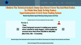What Supertradesystem.com website looked like in 2020 (4 years ago)