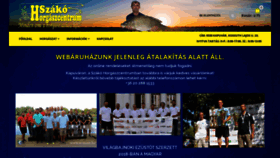 What Szakohorgaszbolt.hu website looked like in 2020 (4 years ago)