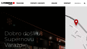 What Supernova-varazdin.hr website looked like in 2020 (4 years ago)