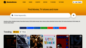 What Showboxmovies.net website looked like in 2020 (4 years ago)