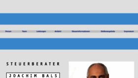 What Steuerberater-bals.de website looked like in 2020 (4 years ago)