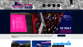What Skopjemarathon.com website looked like in 2020 (4 years ago)