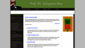 What Suleyman-ates.com website looked like in 2020 (4 years ago)