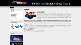 What Sipegi.setiabudi.ac.id website looked like in 2020 (4 years ago)
