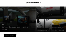 What Secumax.fr website looked like in 2020 (4 years ago)